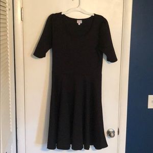 Solid black Lularoe Nicole